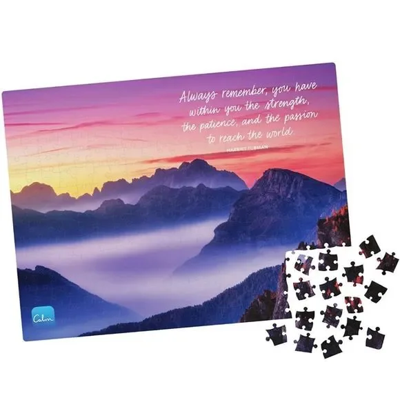 300 piece puzzle with subscription to Calm - Picture 3 of 4